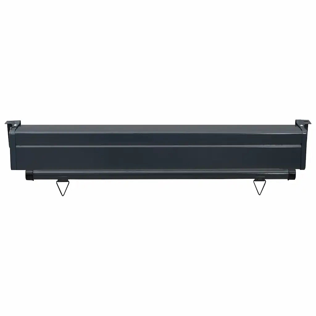 Tendalino Laterale per Balcone-Tenda da Sole Laterale per Patio 105x250 cm Marrone
