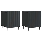 Armadio da Notte 2 pcs Nero 43 x 34,5 x 52 cm 894338