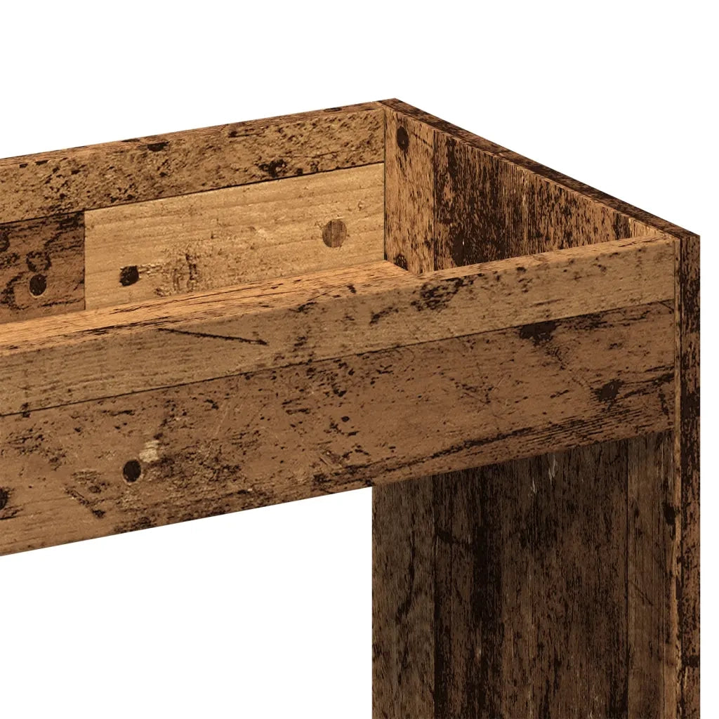 Credenza Legno Antico 63x33x140 cm in Truciolato 855113