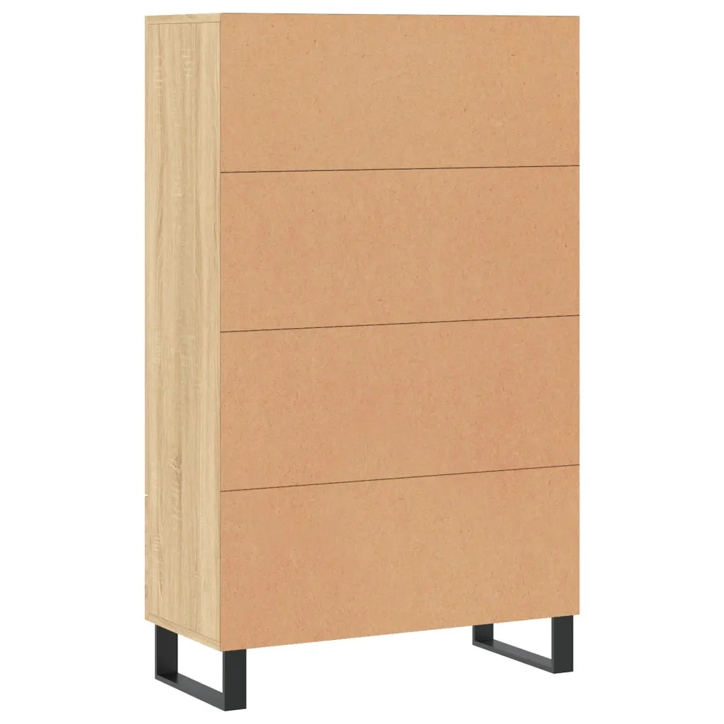 Credenza Rovere Sonoma 69,5x31x115 cm in Legno Multistrato 828263