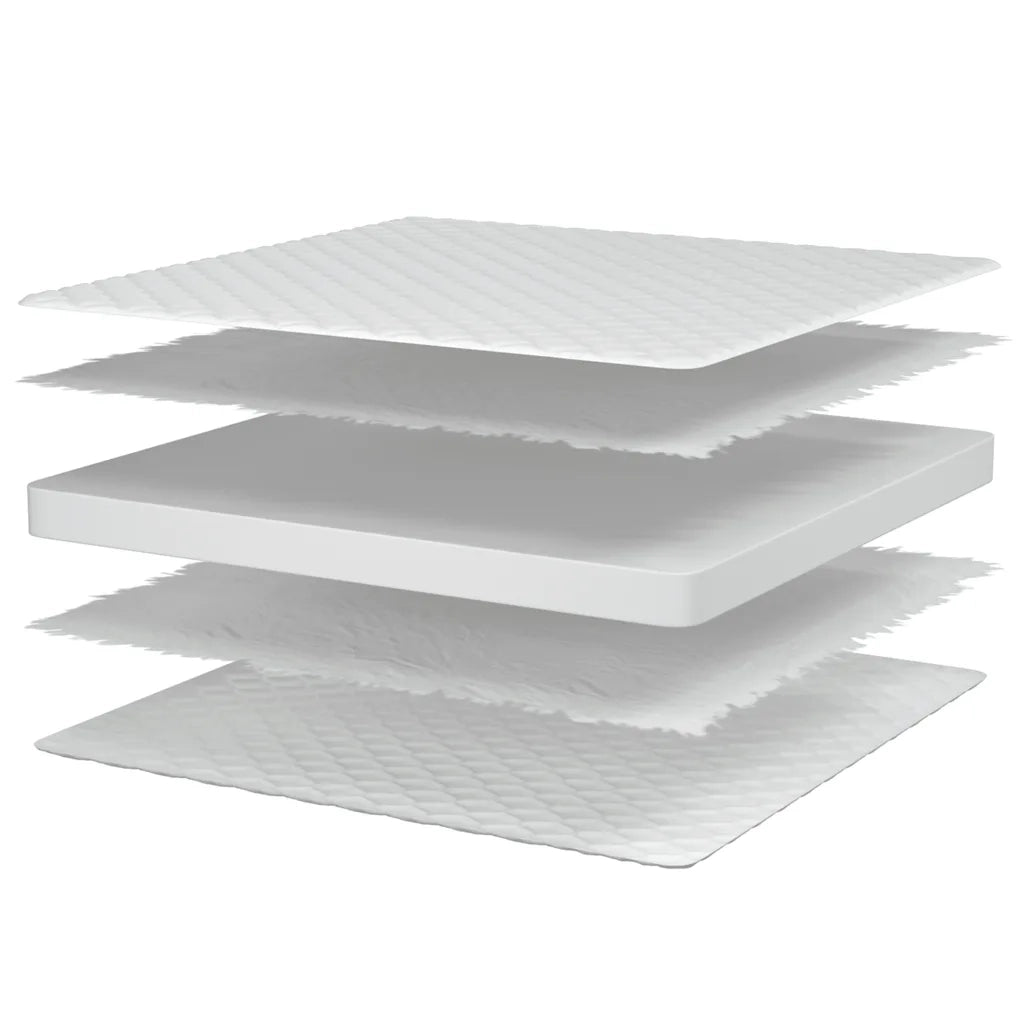 vidaXL Materasso Viscoelastico Bianco 100x200x17 cm Morbido