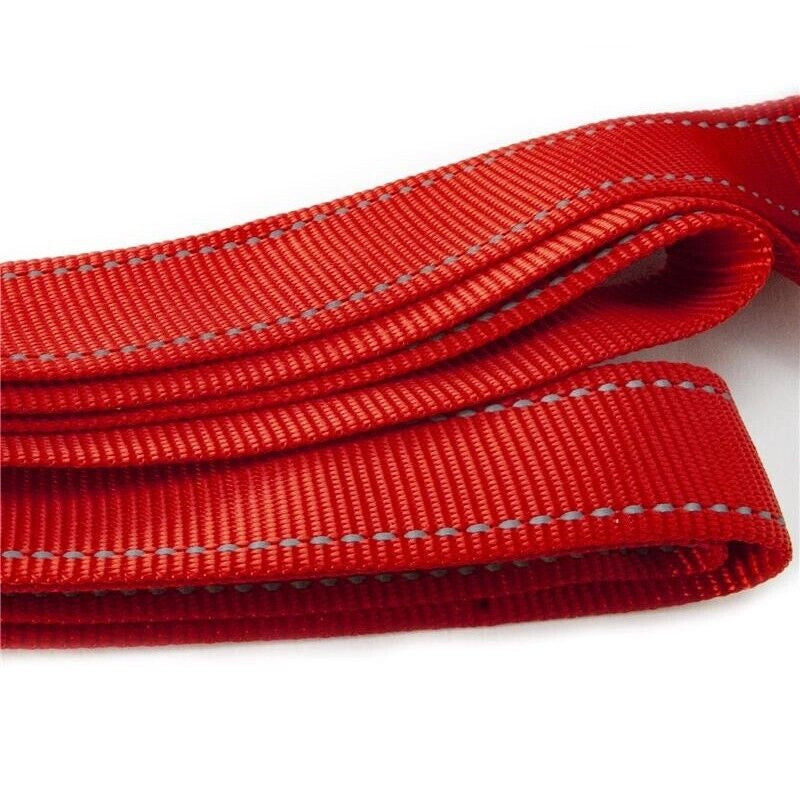 GUINZAGLIO ANTISCHOCK SEMIELASTICO DA JOGGING LUNGO CON CINTA REGOLABILE 2.1 M