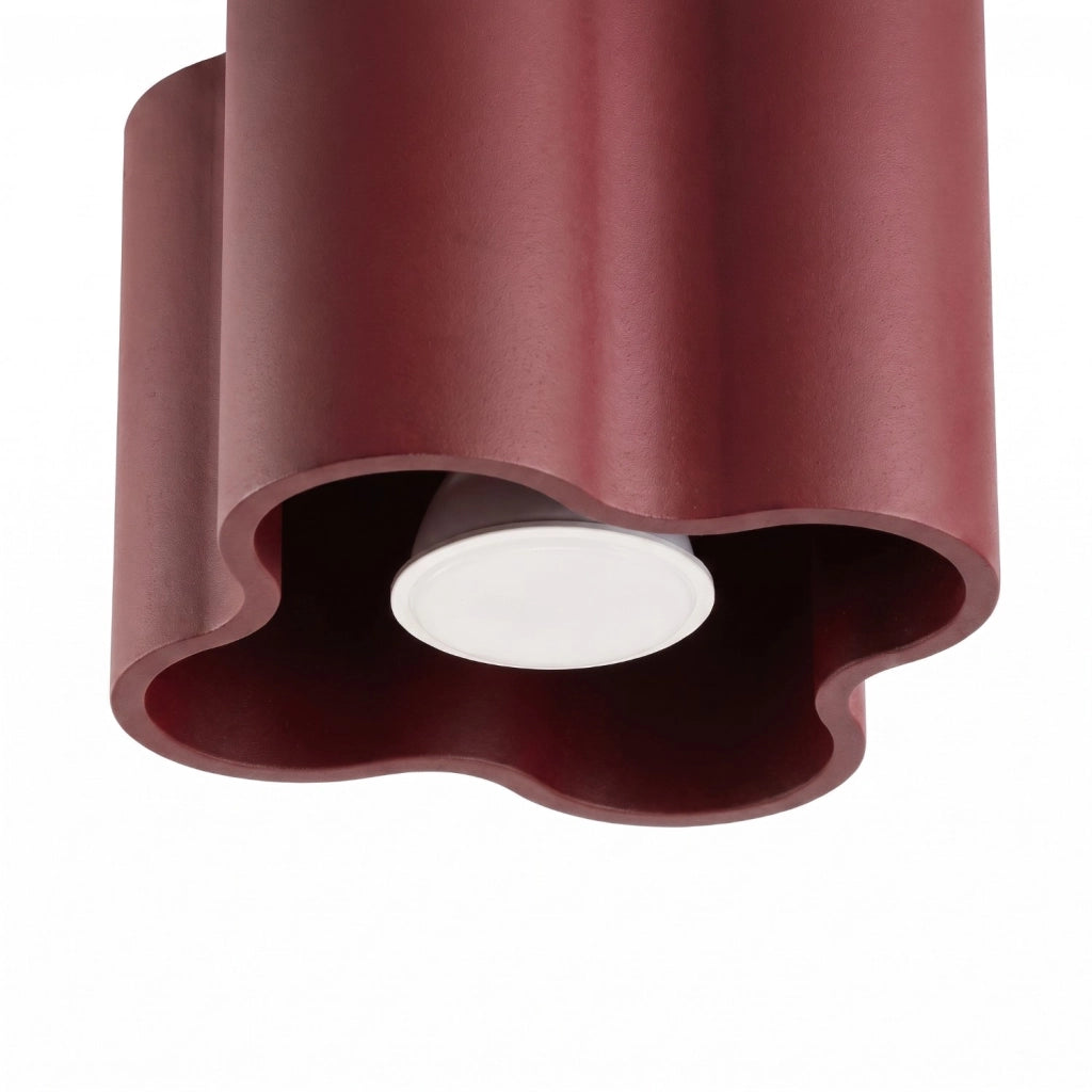 Plafoniera OVIO 1 bordeaux GU10