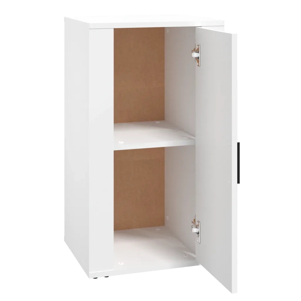 Credenza Bianca 40x33x70 cm in Legno Multistrato 819412