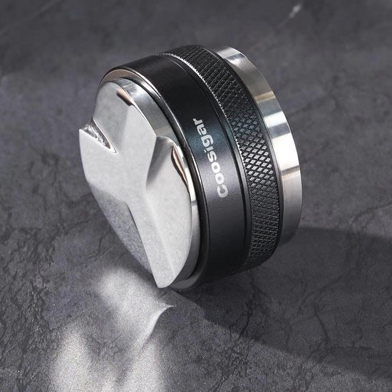 Distributore di Caffè e Stampatore 58 mm - Tamper per Espresso a Mano Professionale per Portafiltro E61
