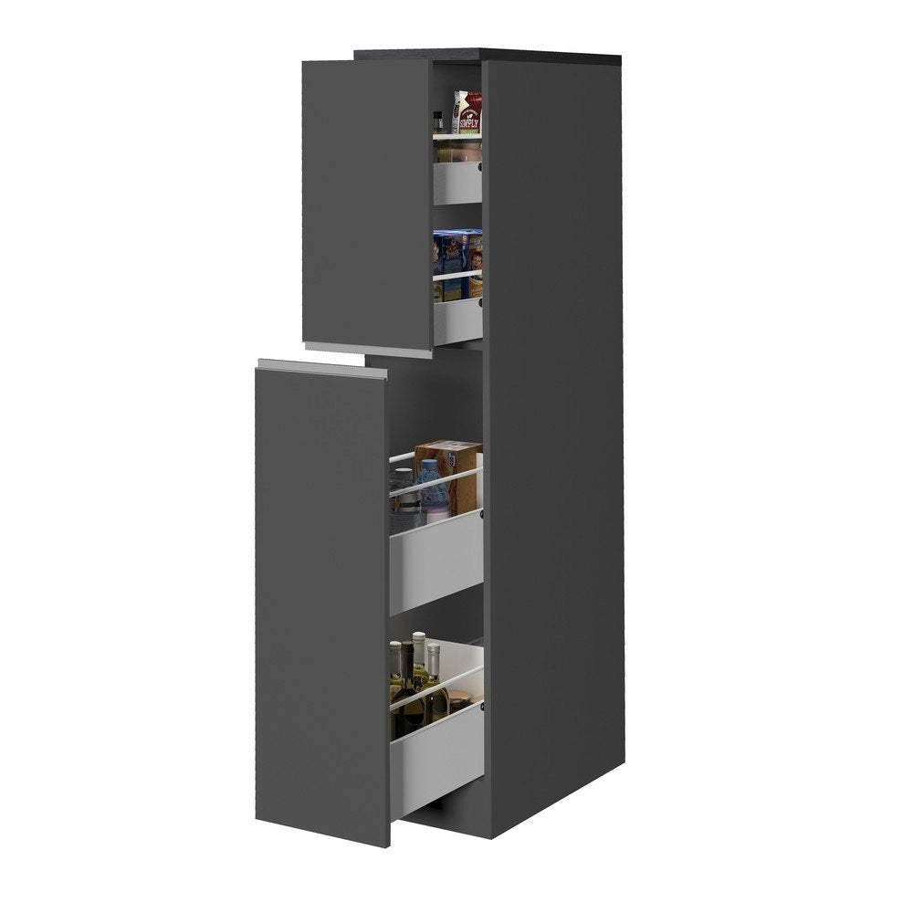 Mobile Portaspezie da 2 vani scorrevoli 30X60X164,5cm - NAUTILUS