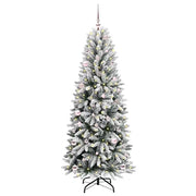 Albero di Natale | Decorazioni natalizie artificiale con 150 LED Bianco 150 cm