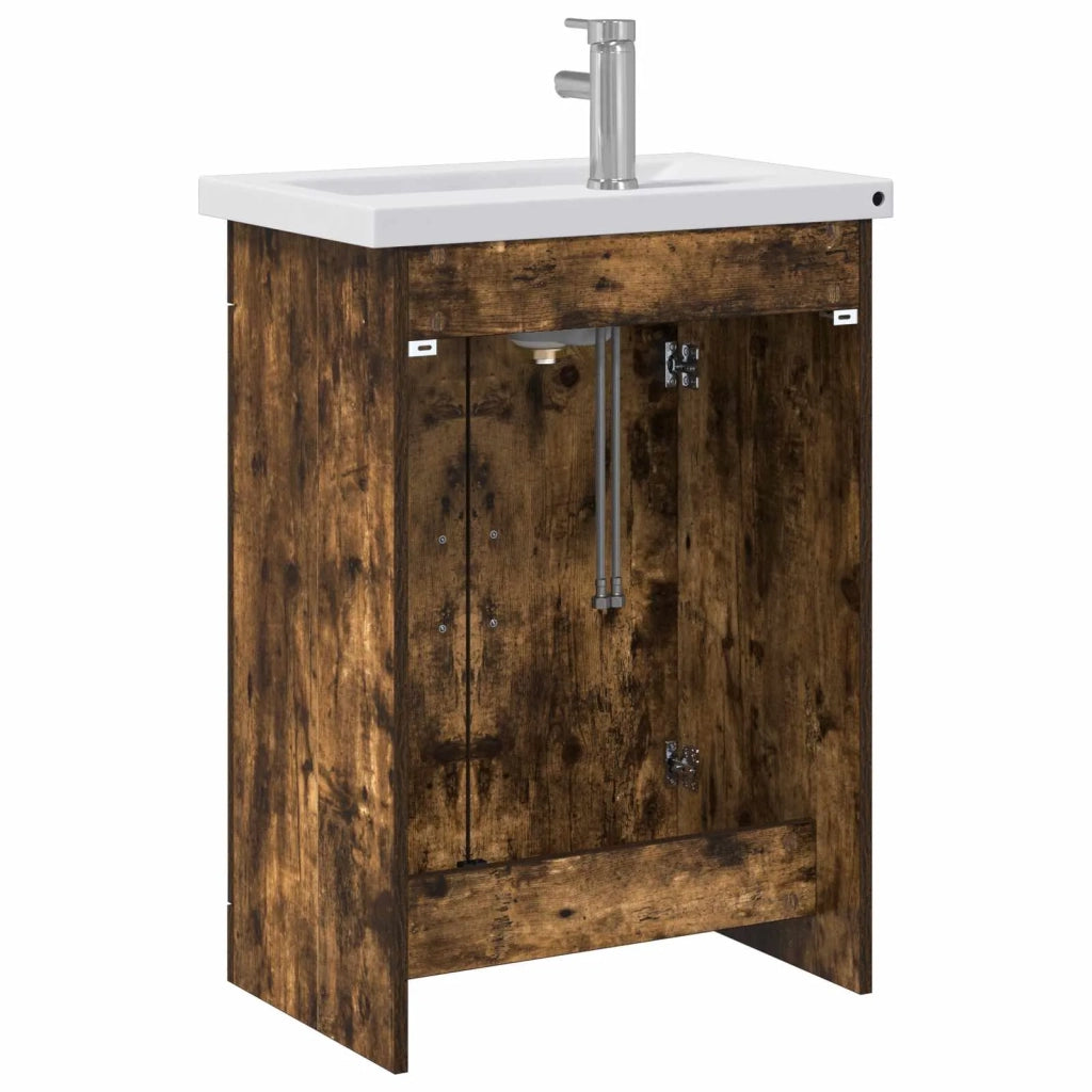 Set di mobili per il bagno Rovere Fumo 61 x 40 x 84,5 cm 3404354
