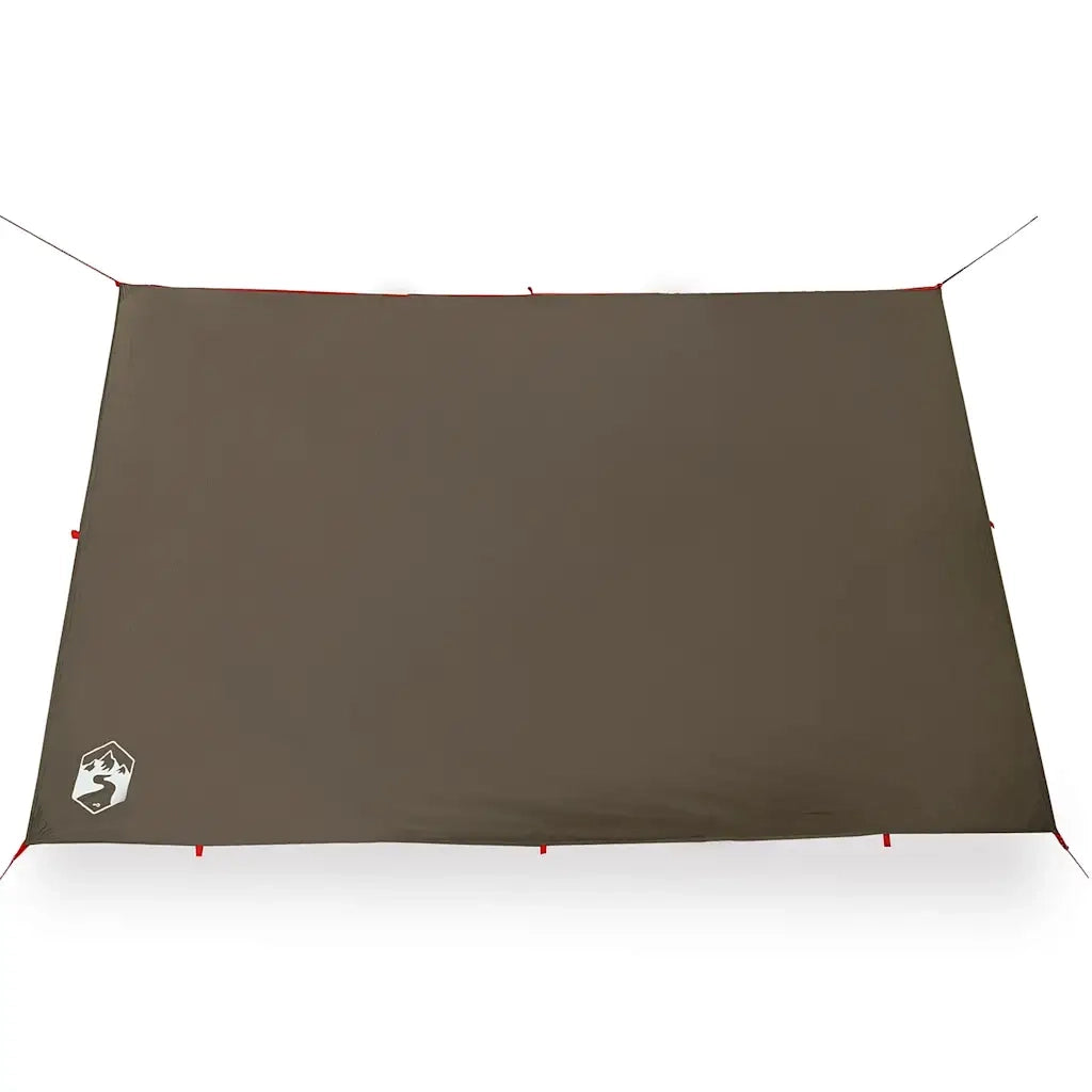 Telone da Campeggio Marrone 306x306 cm Impermeabile