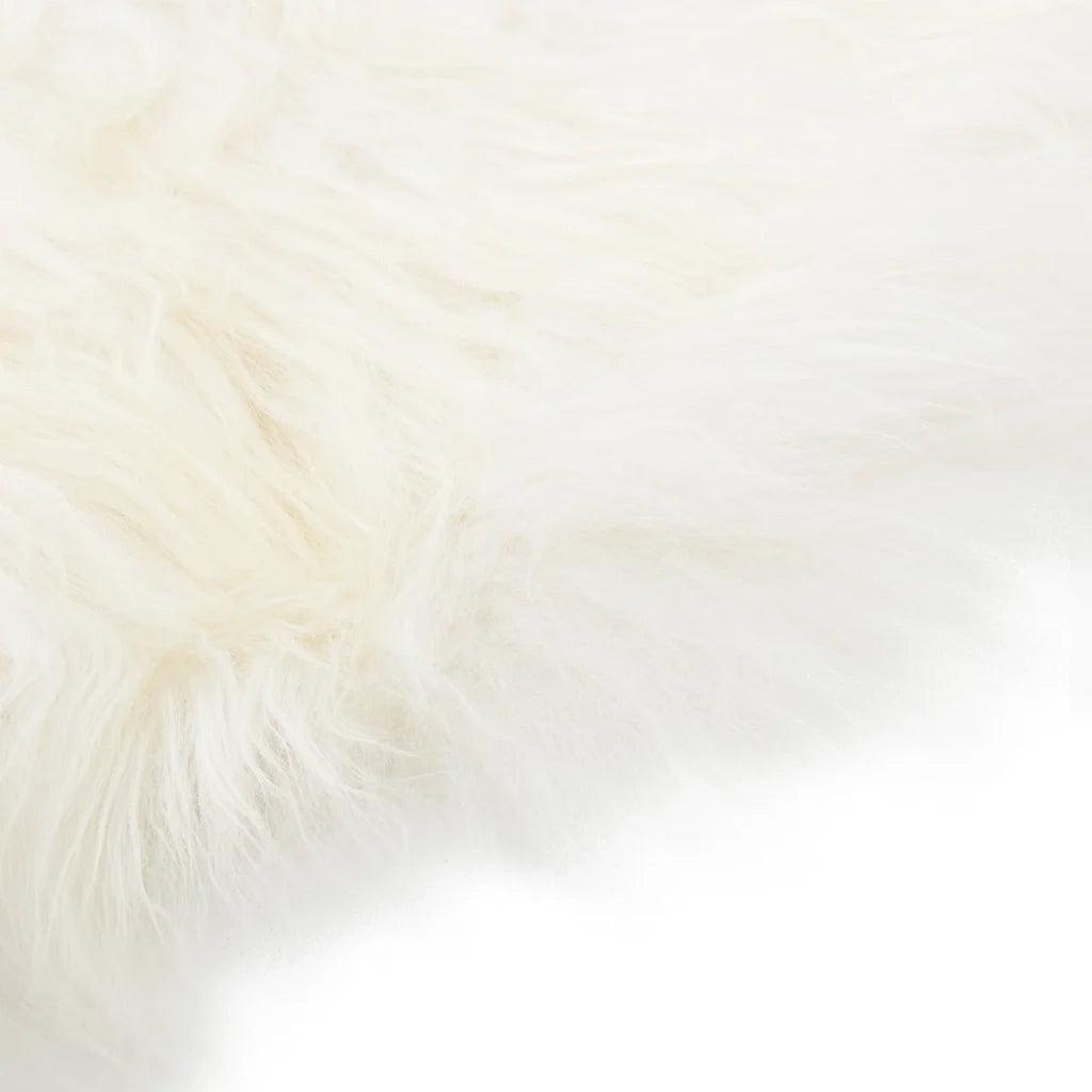 Fodera per Sedia in Pelle di Pecora Islandese Crema 70x110 cm CFW7697716