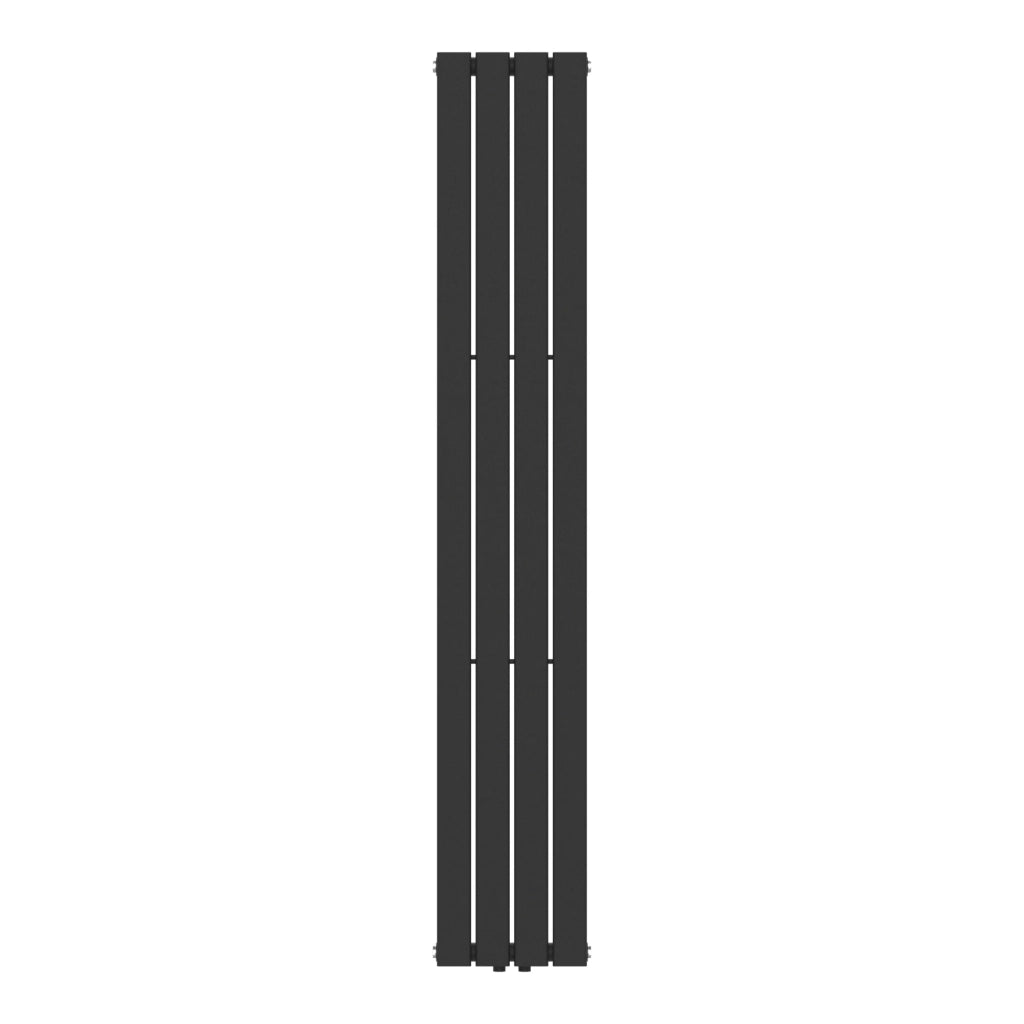Radiatore a pannello piatto 598 watt acciaio 180 x 30 cm nero 03_0010455