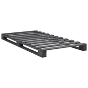 Giroletto in Pallet Grigio Legno Massello di Pino 100x200 cm 285249