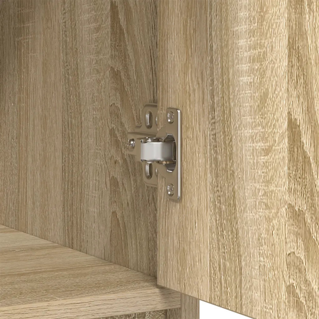 Credenza con Cassetti e Ante Rovere Sonoma 70,5x34x74,5 cm 861843