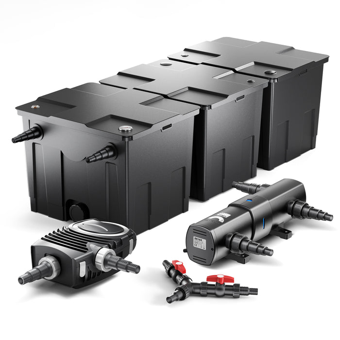 set per laghetti filtro 90000l chiarificatore 36W pompa NEO10000 80W