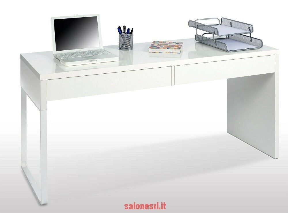 KIT SCRIVANIA TOUCH CM.138X50X75H BIANCO OPACO
