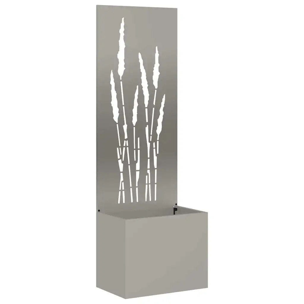 Schermo per privacy in giardino Traforo Ruggine 50 x 150 cm 876468