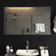 Specchio da bagno LED Trasparente 100 x 60 cm vetro temperato 42045824