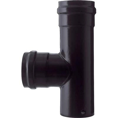 TUBO A TEE PELLET MFF NERO OPACO SAVE  CM 10 MFF