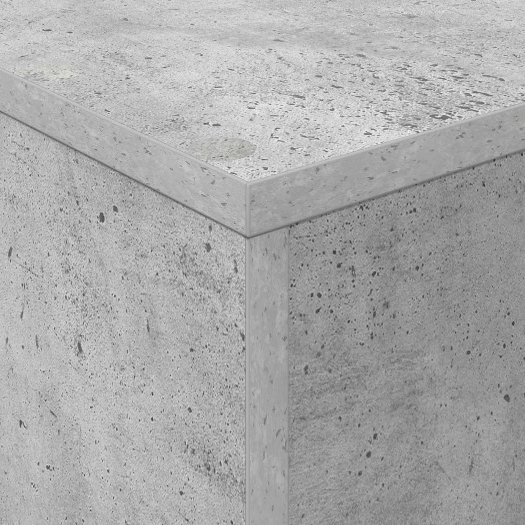 Scaffale per riviste Grigio cemento 70 x 41 x 126 cm CFW1427242