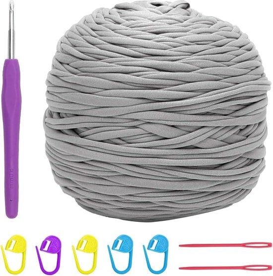 Set di ago per cucire a maglia e a punto - ago per cucire a maglia - ago per punto - 5 mm ago per cucire a maglia - 5 puntatori - 2 ago per cucire a maglia - arte manuale - colore lattizio