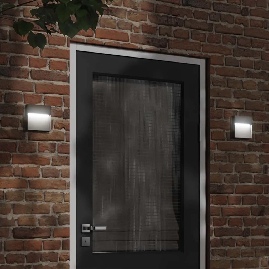 Applique per Esterni con LED Nera in Alluminio Pressofuso CFW3578954