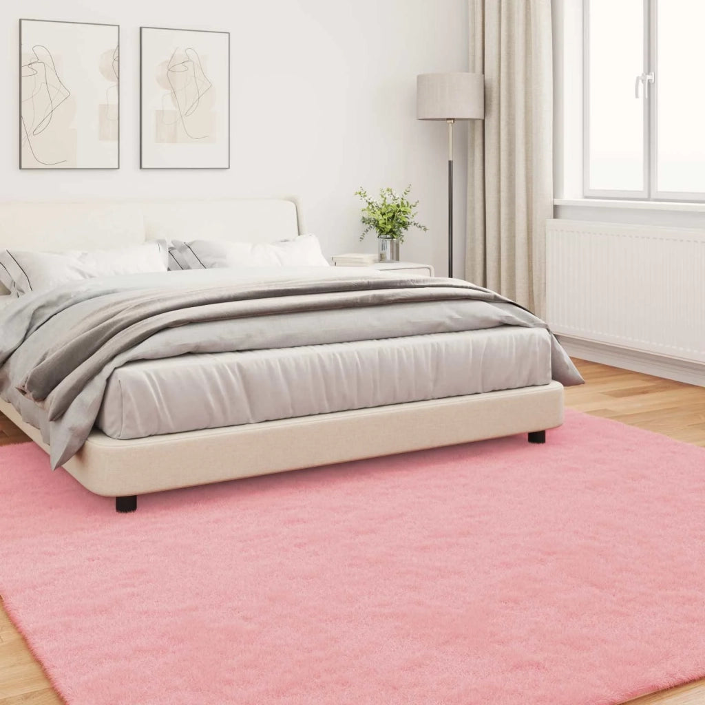 Tappeto antiscivolo in sintetica di coniglio OLITE Rosa 42021710
