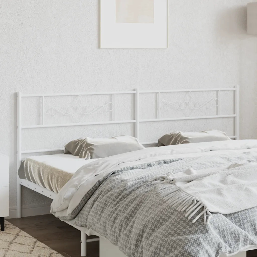Testiera di Ricambio in Metallo Bianco 180 cm 355352