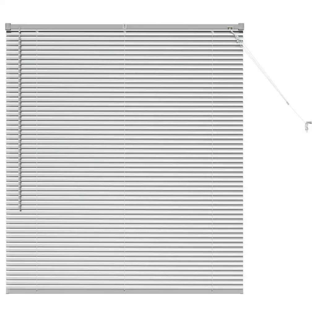 Tendaggi a Veneziana | Tenda a lamelle Argento 130 x 120 cm Alluminio