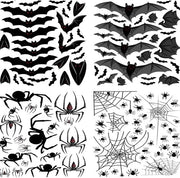 Stickermuro Volo 114 pezzi Sticker Muro Volo Sticker Muro Volo Sticker Finestra Volo Sticker Muro Volo Sticker Muro Decorativo 3D Driedimensionale per Halloween