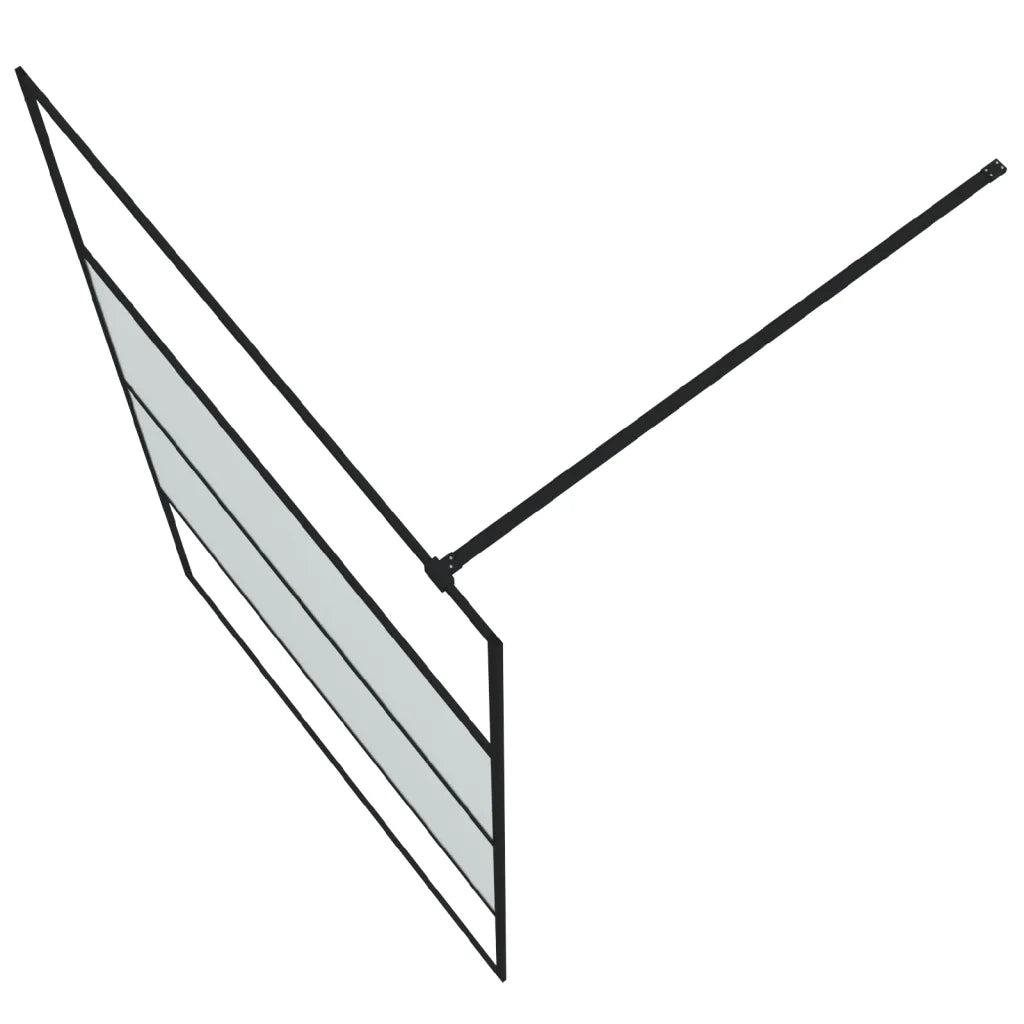 Parete Doccia Walk in 115x195 cm Vetro Semi Smerigliato ESG 152128