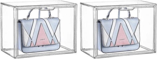 Organizzatore per Scarpe in Plastica - Cassetti per Scarpe - Ripostigli per Scarpe - Set da 2 pezzi