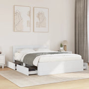 Giroletto con Testiera senza Materasso Bianco 120x200 cm 3295569