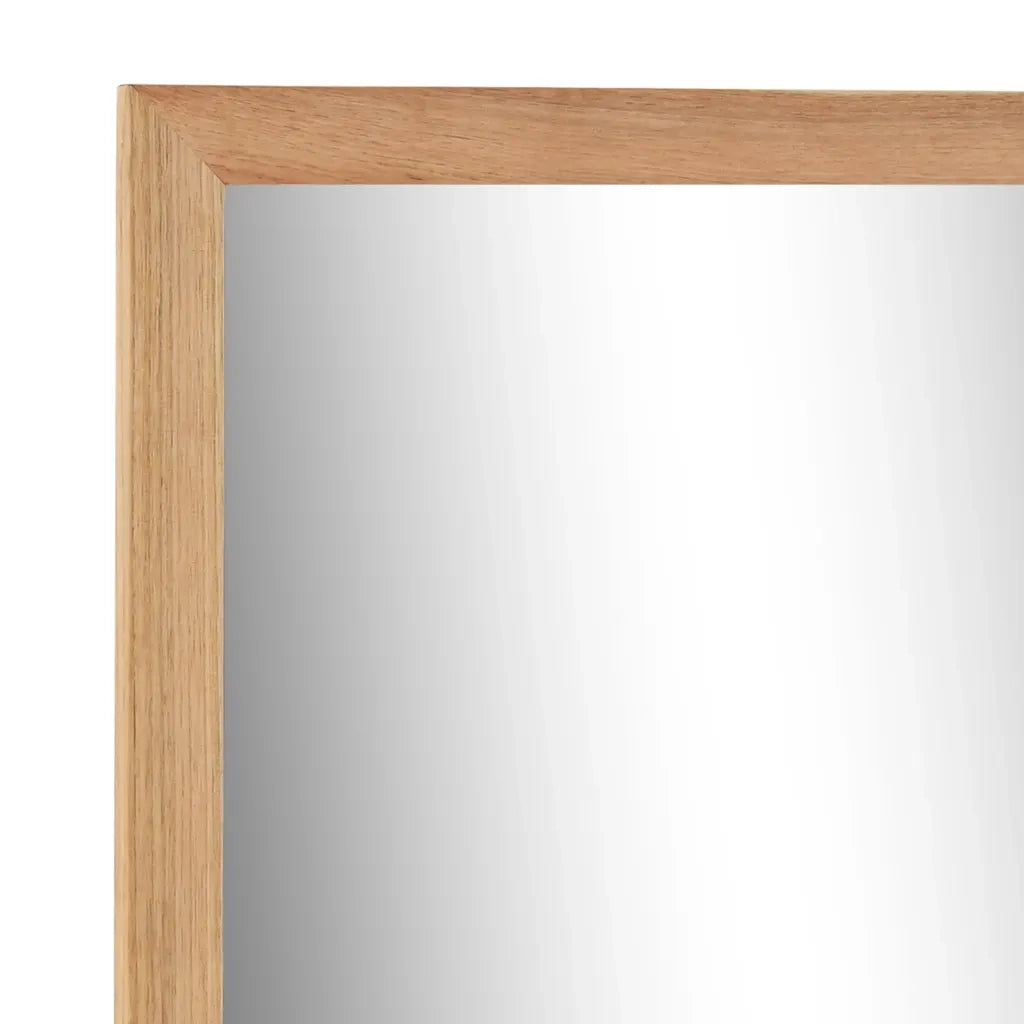 Specchio da Bagno 60x12x62 cm in Legno Massello di Noce 247605
