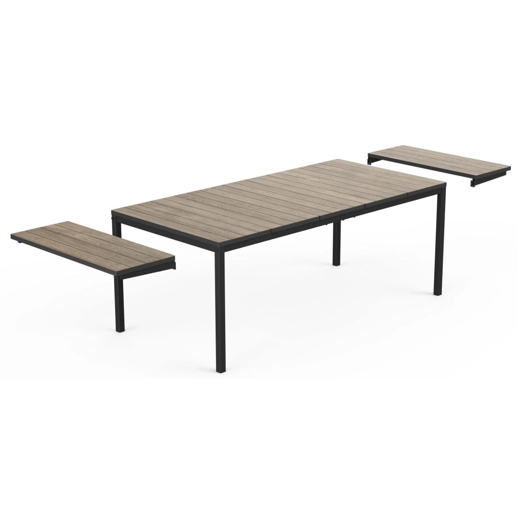 Keter TAVOLO PORTO NOVA 200/280X90XH75,4CM GRAFITE/LEGNO