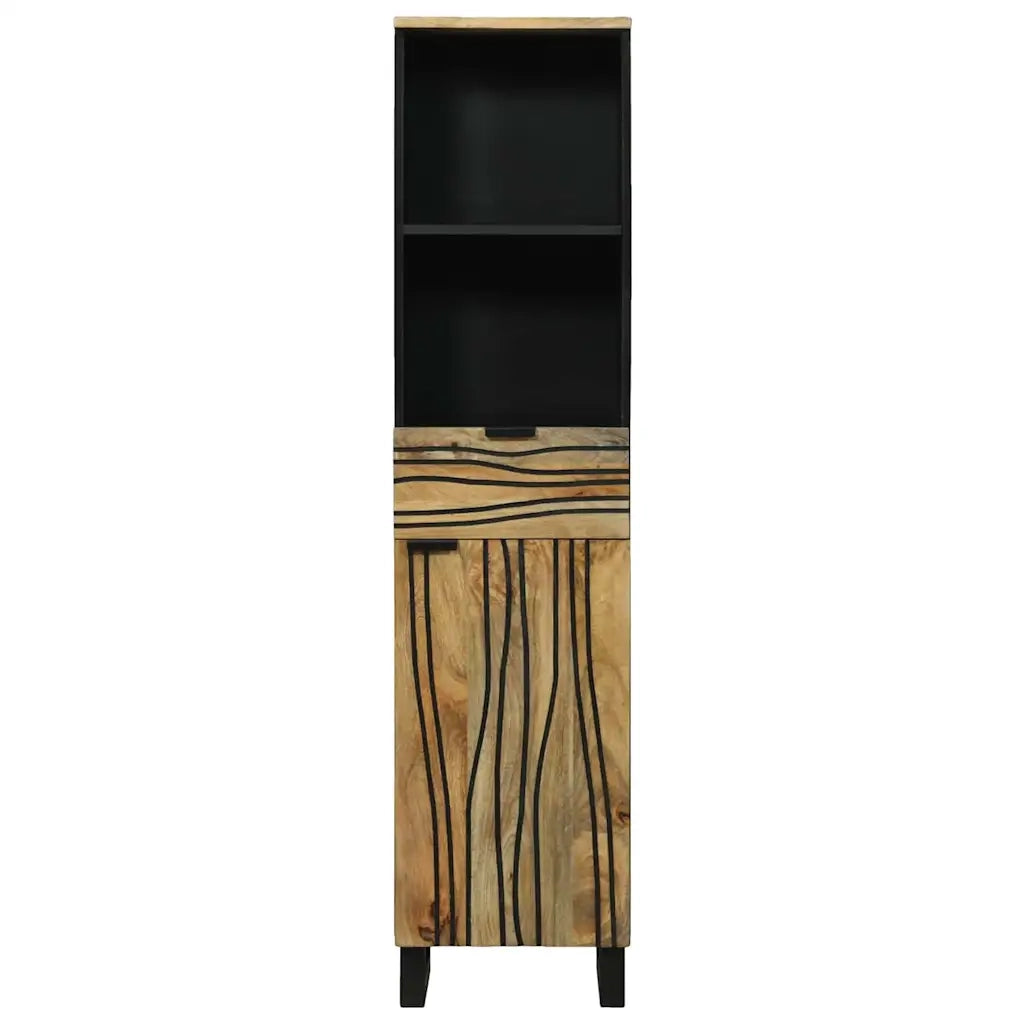 Mobile da Bagno | Armadio da bagno Naturale 38 x 33 x 160 cm Legno ingegnerizzato