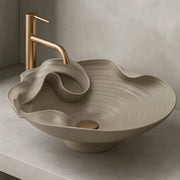 Lavabo Da Appoggio In Ceramica Rea Hm-12 Handmade Art