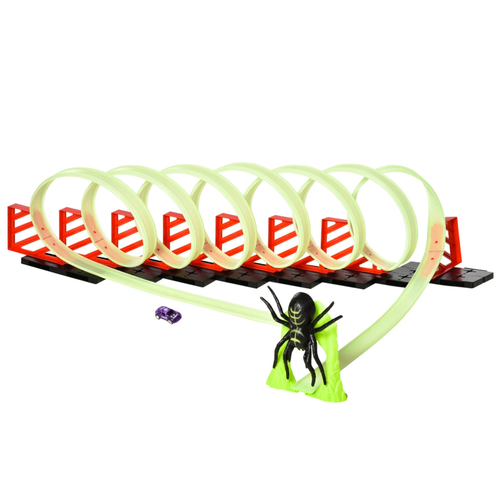 Pista per Macchinine con Luci LED ¨C zephmum ¨C Verde e Rosso, 3-6 Anni