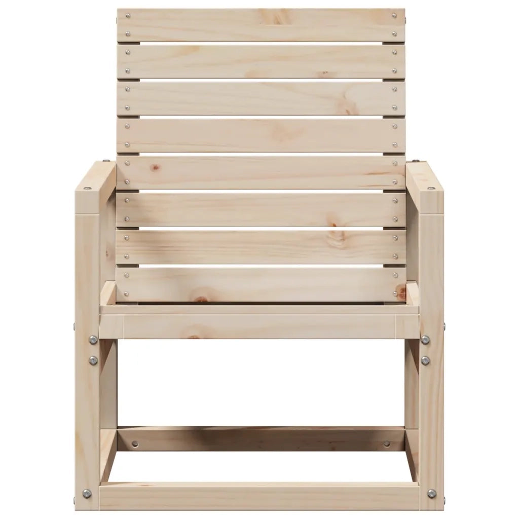Sedia da Giardino 57,5x63x76 cm in Legno Massello di Pino 832547