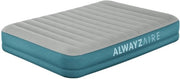 Lettino Inflabile 2 Persone - 152x203x36 cm - Grigio/Azzurro - Con Pompata Riscaldabile Removibile - 2 Persone - Altro Lettino Inflabile - Pompata Riscaldabile Removibile - Pompata Riscaldabile Ricaricabile - Campeggio