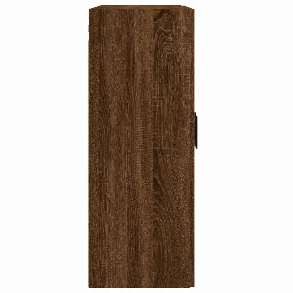 Mobile a Parete Rovere Marrone 69,5x34x90 cm Legno Multistrato 830395