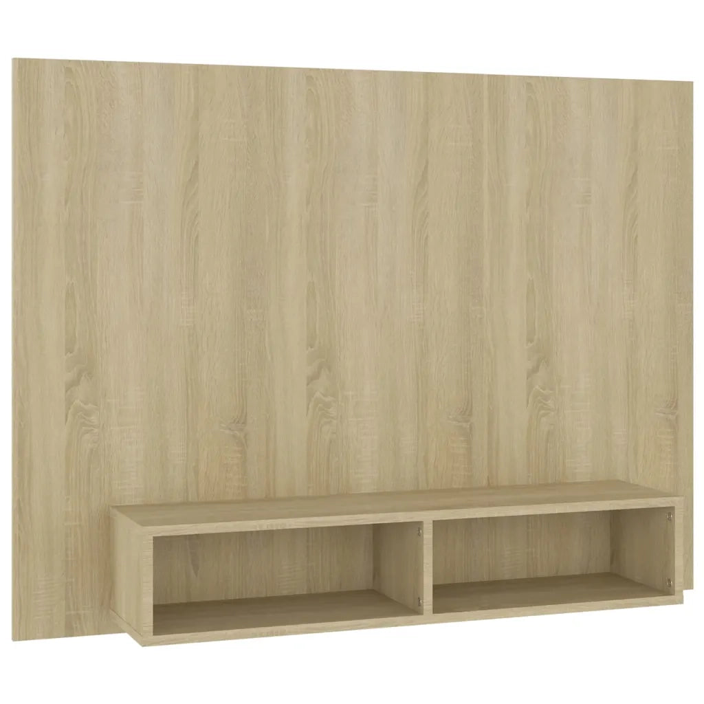 Mobile TV a Muro Rovere Sonoma 120x23,5x90 cm Legno Multistrato 808272