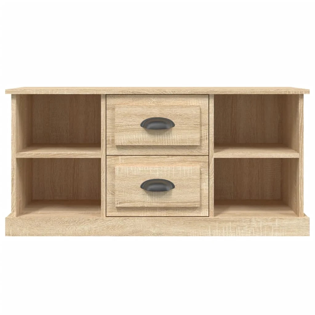 Mobile TV multimediale mensola TV credenza mobile TV sala da pranzo soggiorno camera da letto rovere Sonoma 99,5 x 35,5 x 48 cm legno ingegnerizzato marrone 02_0027559