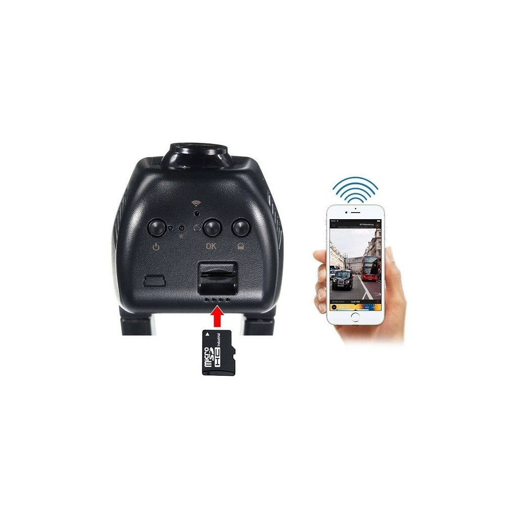 Trade Shop - Auto Car Dvr Telecamera Wifi 1080p Videoregistratore Notturna G-sensor Full-hd -