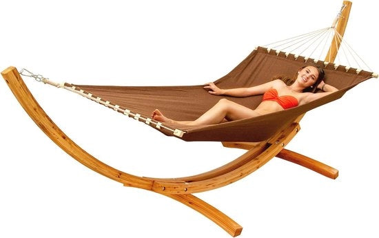 Frammaio per tenda a sospensione XL 325 cm - Bancopendii in legno per divano a sospensione doppio
