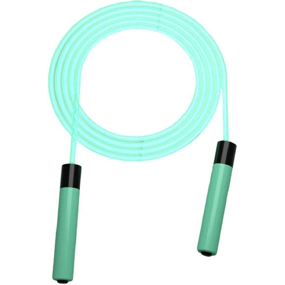 Trade Shop - Corda Per Saltare Incandescenti Regolabili Led Fitness Esercizio Allenamento Sport -
