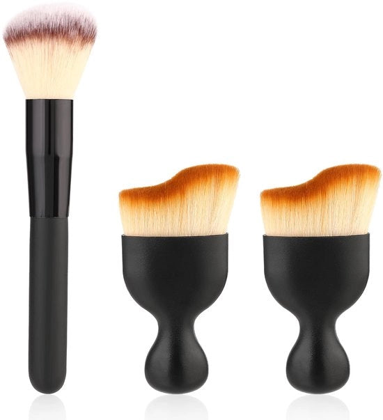 Set di 3 borsette morbide per pulizia interno auto, spazzola per pulizia auto senza graffi, pulizia interno auto, spazzola per pulizia schermo auto, attrezzo per pulizia interno auto (stile A)