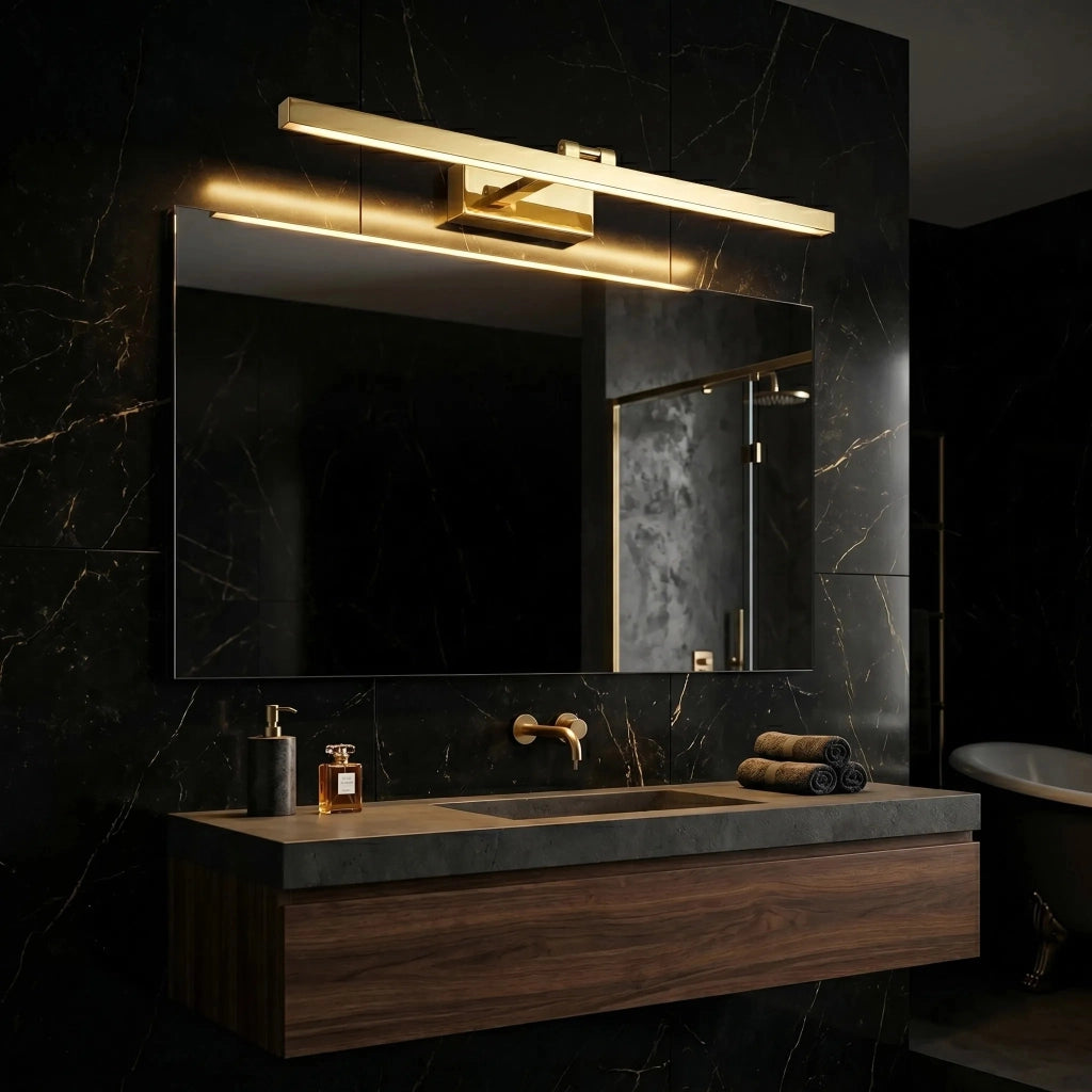 Applique Da Bagno Led APP1862-1W 80 Cm Gold