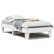 Letto singolo | Letto per adulti | Letto senza Materasso Bianco 90x200 cm Legno Massello di Pino