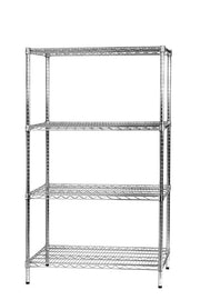 Archimede scaffale metallico scaffale 4 ripiani cm 61 x 91 x h. 160 cucina bagno garage cabina armadio
