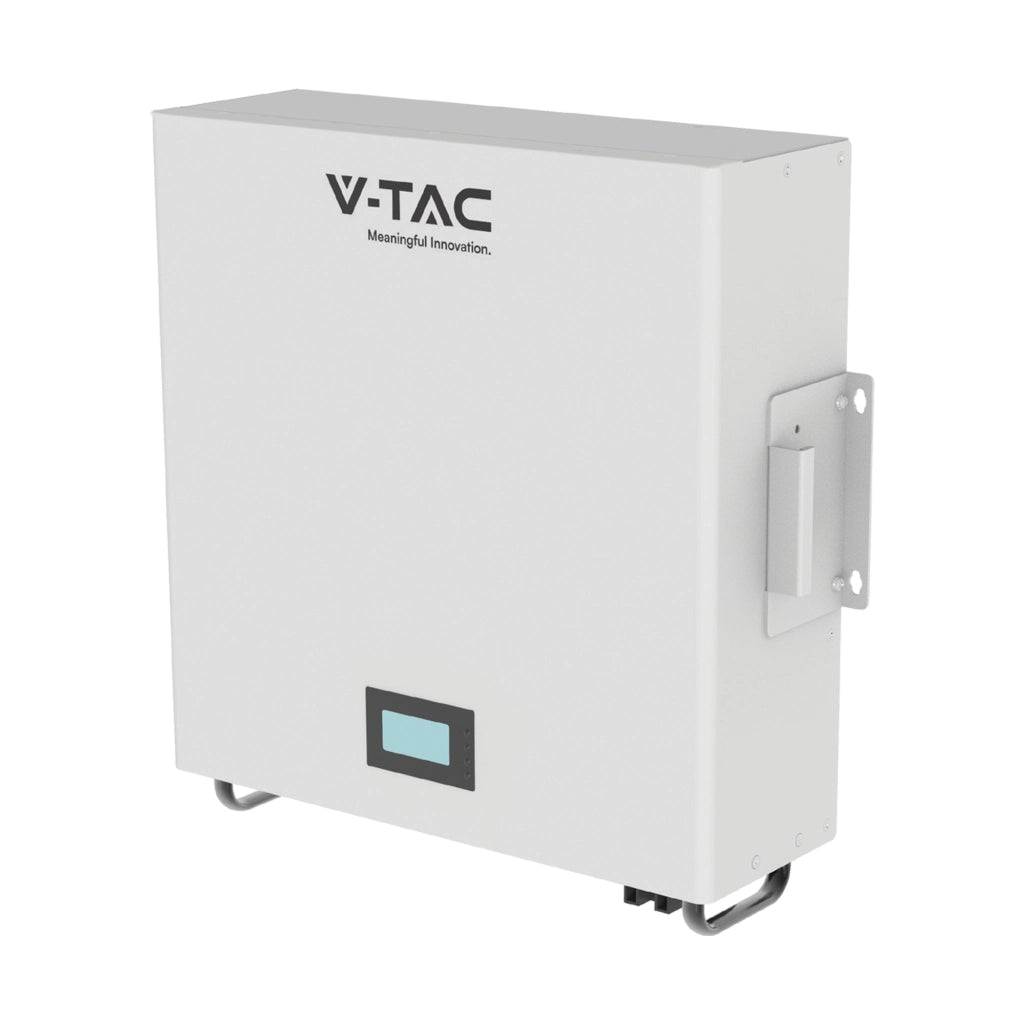 Batteria Accumulo 5.12kWh LiFePO4 51.2V 100Ah con BMS per Inverter Fotovoltaici